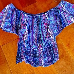 Off the shoulder blouse